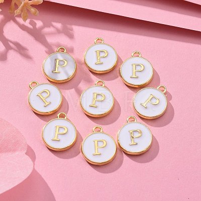 Golden Plated Alloy Charms X-ENAM-S118-01P-1