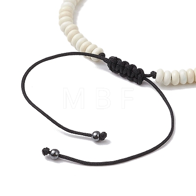 Adjustable Nylon Cord Braided Bead Bracelets for Men BJEW-JB11295-03-1