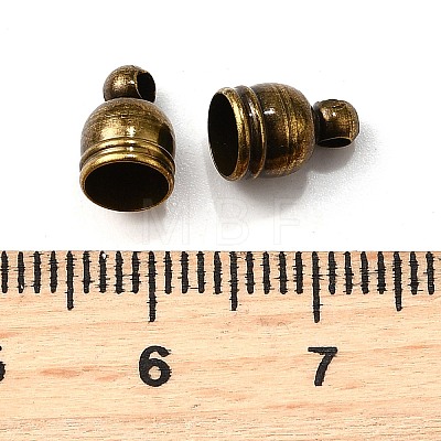 Brass Cord Ends KK-D217-9x6-AB-NF-1