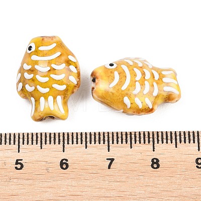 Handmade Porcelain Beads PORC-K010-08-07-1