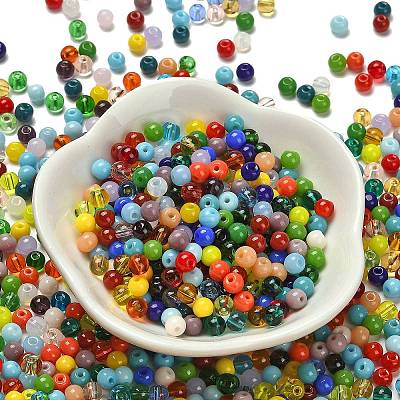 Opaque Colours Glass Seed Beads SEED-C001-02B-05-1