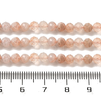 Natural Sunstone Beads Strands G-B074-B03-03-1