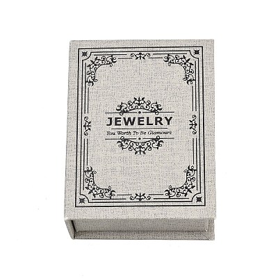 Floral Printed Paper Jewelry Display Magnetic Cases CON-K015-03A-03-1