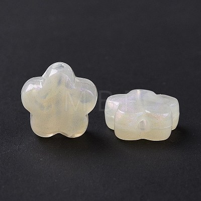 Opaque Acrylic Beads OACR-E014-13B-1