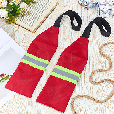 2Pcs Oxford Fabric Reflective Safety Flag for Kayaks AJEW-GF0014-19B-1