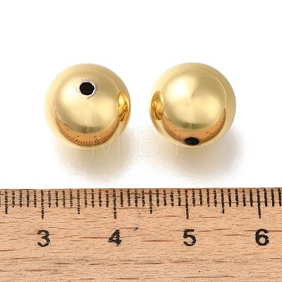 Rack Plating Brass Beads KK-K373-08F-G-1