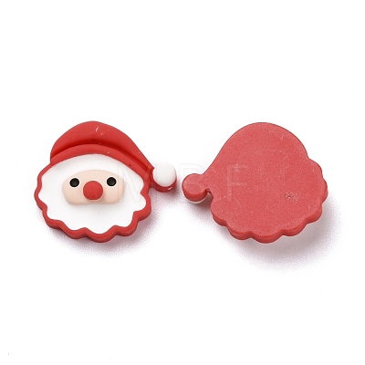 Christmas Theme Opaque Resin Cabochons RESI-G029-A04-1