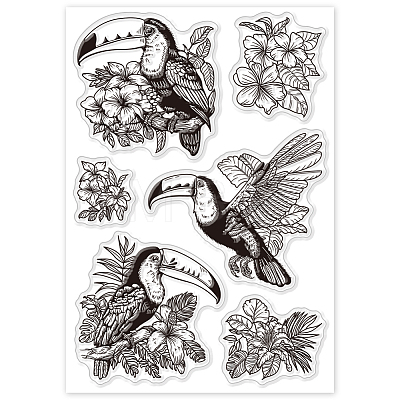 Custom PVC Plastic Clear Stamps DIY-WH0448-0657-1