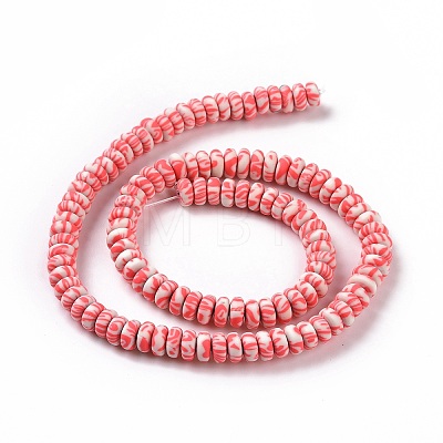 Handmade Polyester Clay Beads Strand CLAY-P001-02A-1