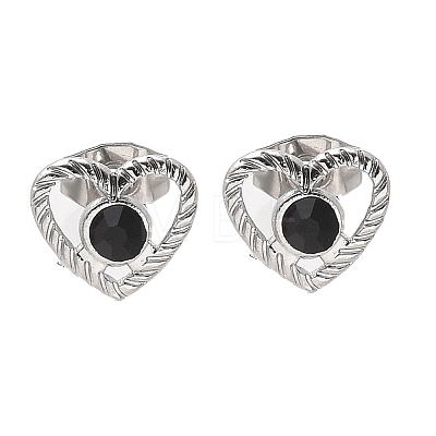 304 Stainless Steel Stud Earrings EJEW-F361-06P-1