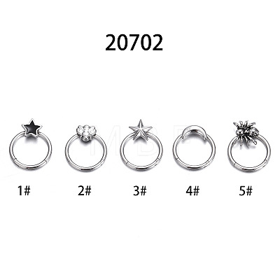 Halloween Titanium Steel Nose Rings WGADCDD-01-1