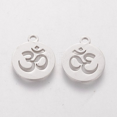 304 Stainless Steel Charms STAS-Q201-T054-1