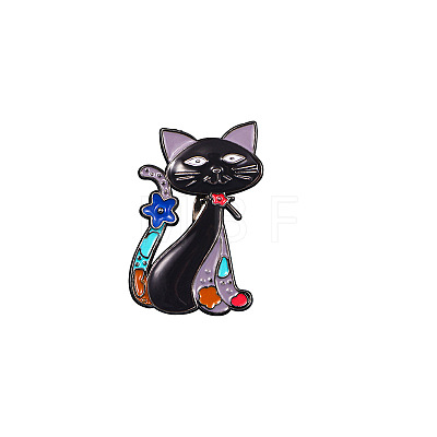 Cat with Flower Badges PW-WG49995-03-1