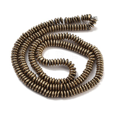 Electroplated Synthetic Non-magnetic Hematite Beads Strands G-P545-A01-01A-1