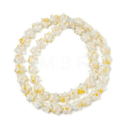 Handmade Millefiori Glass Beads Strands LAMP-H067-01A-1