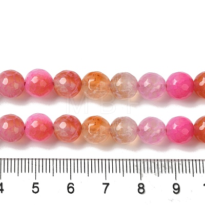 Dyed & Heated Natural Dragon Veins Agate Beads Strands G-P539-A01-02-1