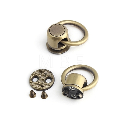 10Pcs Zinc Alloy Side Clip Bag Clasps Accessories PW-WGFC342-06-1