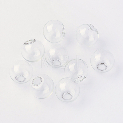 Round Mechanized Blown Glass Globe Ball Bottles X-BLOW-R001-16mm-1