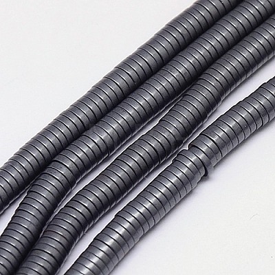 Electroplate Non-magnetic Synthetic Hematite Beads Strands G-J164B-4mm-M-1