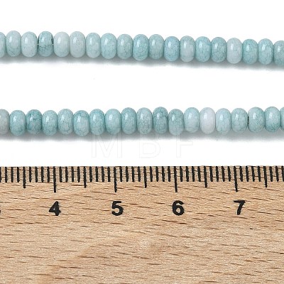 Ombre Effect Dyed Glass Beads Strands GLAA-C043-01B-1