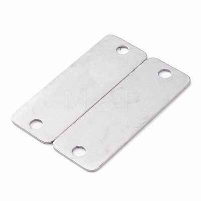 (Defective Closeout Sale: Scratch) 304 Stainless Steel Connector Charms STAS-XCP0001-62-1