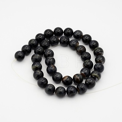 Natural Blue Tiger Eye(Dyed & Heated) Bead Strands LS-G-P070-14-6mm-1