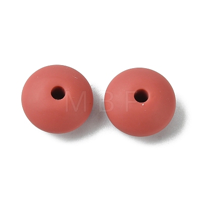 Rondelle Food Grade Eco-Friendly Silicone Focal Beads SIL-F003-07B-1