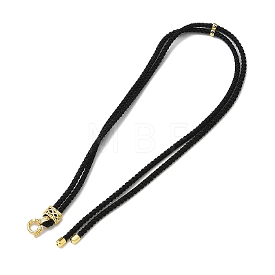 Nylon Cord Necklaces Findings KK-Q019-10G-04-1