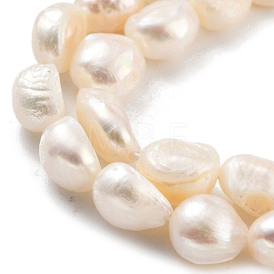 Natural Cultured Freshwater Pearl Beads Strands PEAR-P062-28B-1