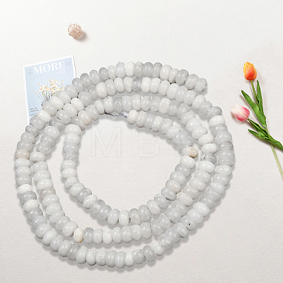 2 Strands Natural White Jade Beads Strands G-PA0001-24A-1