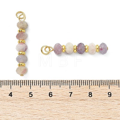 Natural Plum Blossom Tourmaline Pendants PALLOY-JF05829-1