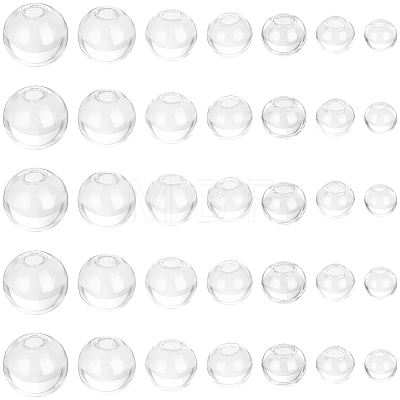 210Pcs Round Mechanized One Hole Blown Glass Globe Ball Bottles BLOW-PA0001-04C-1
