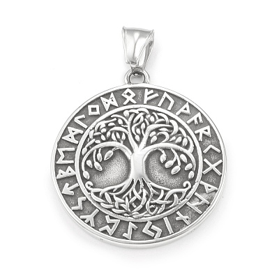 304 Stainless Steel Pendants STAS-G303-23AS-1