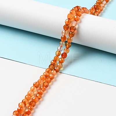 Natural Carnelian Beads Strands G-E571-35A-1