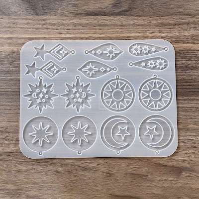 DIY Silicone Pendant Molds DIY-G079-13B-1