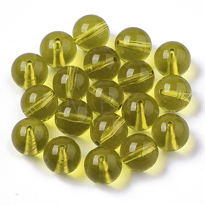 Transparent Acrylic Beads OACR-S037-001C-1