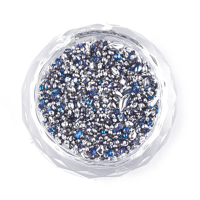 Plated Glass Seed Beads SEED-S016-12-1