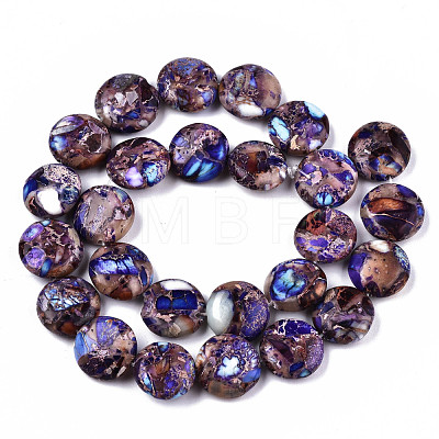 Natural Imperial Jasper Beads Strands G-S355-87D-03-1