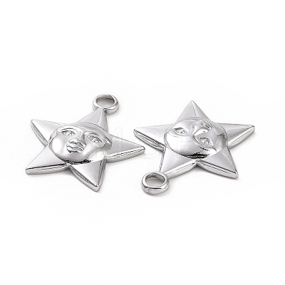 Non-Tarnish 304 Stainless Steel Pendants STAS-C003-14P-1