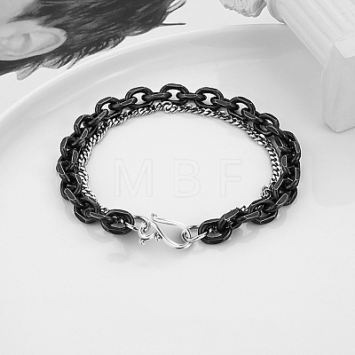100Bags Tibetan Style Hook and Eye Clasps FIND-SP0006-14-1