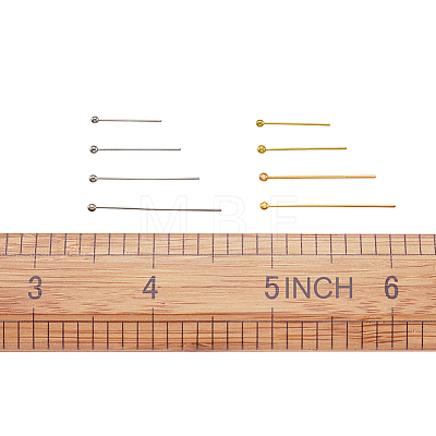 Brass Ball Head Pins KK-TA0007-16-1