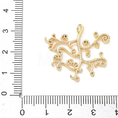 Brass Pendants KK-G601-05G-01-1