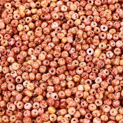Picasso Glass Seed Beads GL-N001-01B-08-1