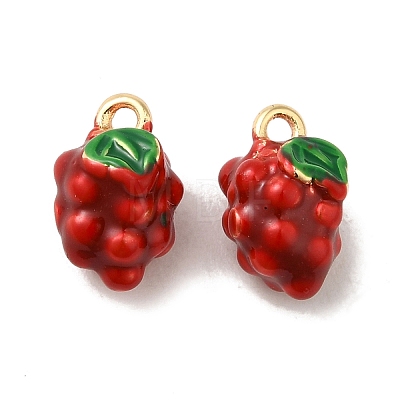 Brass Enamel Charms KK-S368-02G-01-1
