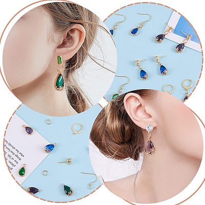 DIY Teardrop Earring Making Kit DIY-SZ0009-39-1