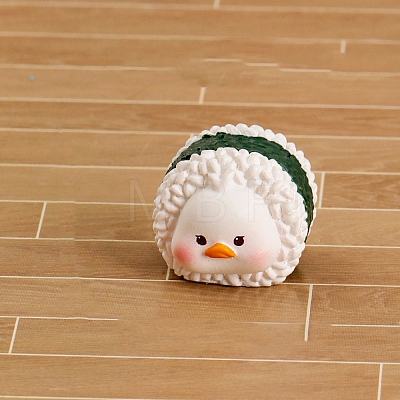 Cartoon Resin Animal Sushi Mini Model PW-WGD9310-09-1