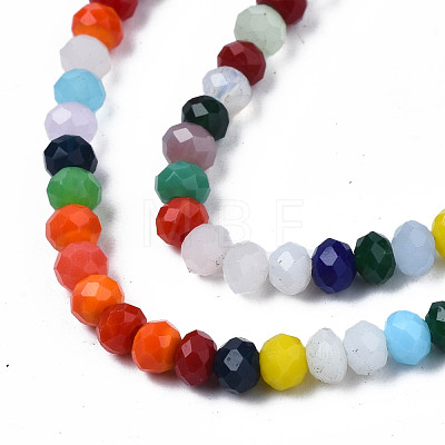 Glass Beads Strands GLAA-S019-01C-1