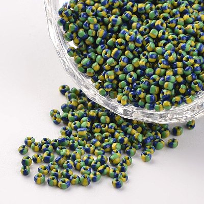 12/0 Opaque Colours Seep Glass Beads SEED-M008-C05-1