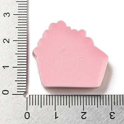 Spring Cherry Blossoms Theme Opaque Resin Triangle Cake Decoden Cabochons RESI-E055-02D-1