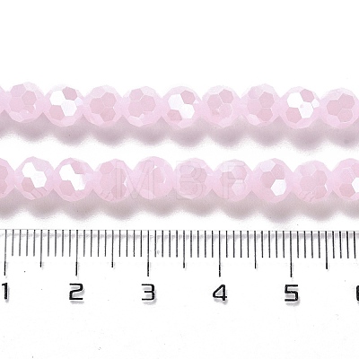 Electroplate Glass Beads Strands EGLA-A035-J6mm-A02-1